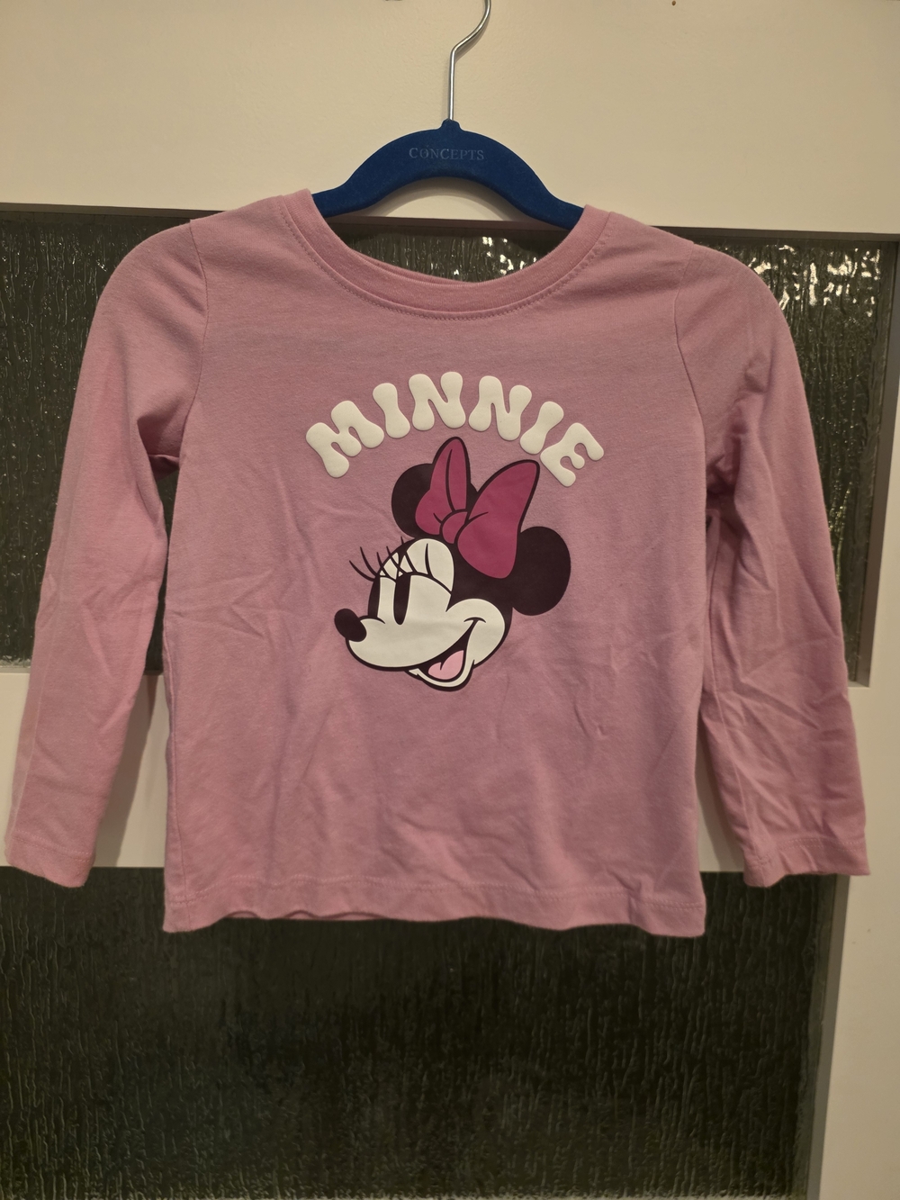 Disney Pink Minnie Mouse Long Sleeve Tee